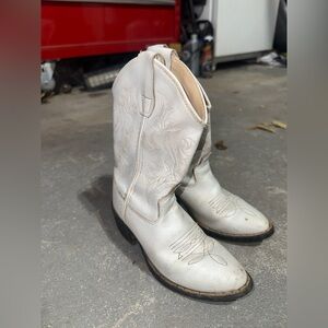 White Cowboy Boots
